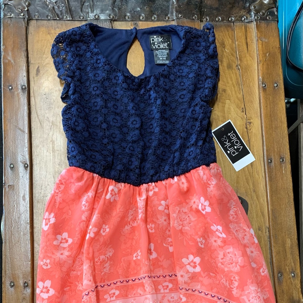 NWT Girls Dress XS Size 4/5